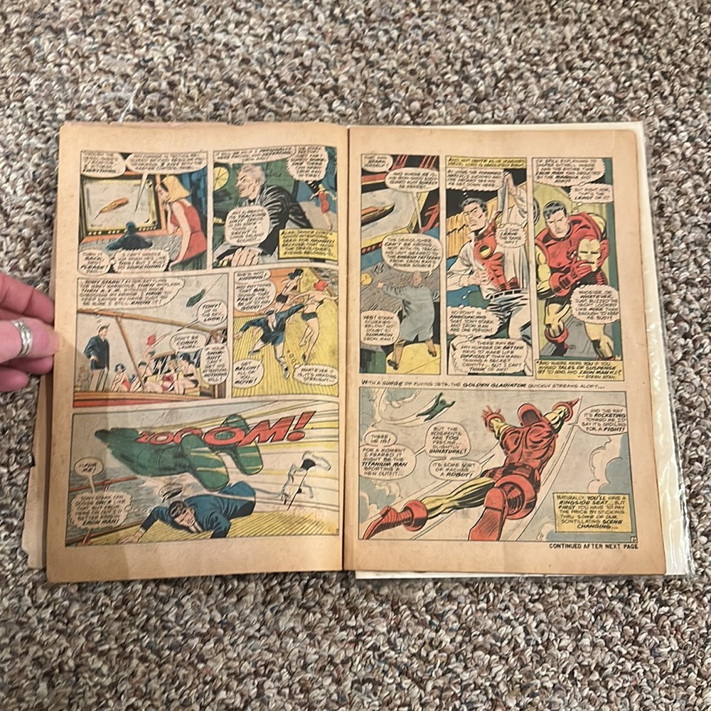 Vintage 1968 THE INVINCIBLE IRON MAN #2 MARVEL 12 cent COMIC BOOK - Picture 9 of 14